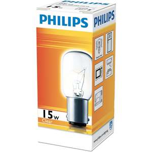 Philips Pilot Bulb T22 B15 15 Watt Clear