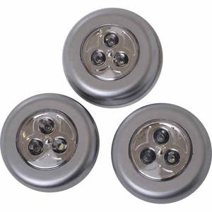 Wall Lights Bulkheads: Lunalite Push Light LED Lunalite