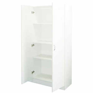 Nouveau Cupboard H: 1800mm, W: 800mm, D: 415mm Warm White
