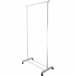 Whitmor Rolling Garment Rack H: 1670mm, W: 460mm, D: 860mm White