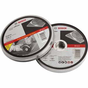 Bosch Cutting Disc Inox 10 Pack Stainless Steel 125mm Grey