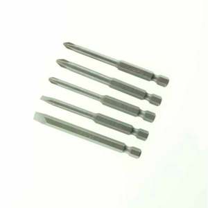 Drill Screwdriver Accessories: Number 8 Power Screwdriver Set 5 Piece Steel