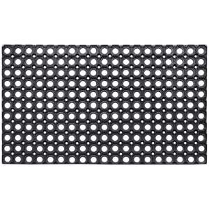 Mats Runners: Stride O Ring Outdoor Safety Mat L: 750mm, W: 450mm Black