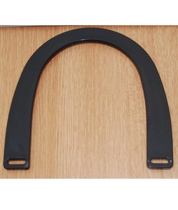 Bag Handles D-shaped Plastic Black - Katipatch Patchwork & Quilting Boutique