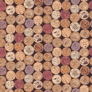 Vines & Wines - Corks - Katipatch Patchwork & Quilting Boutique