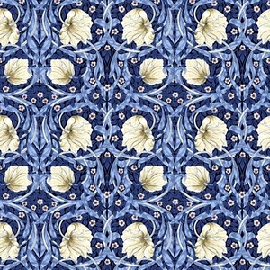 Products: Wandle - Small Pimpernel- Blue - Katipatch Patchwork & Quilting Boutique
