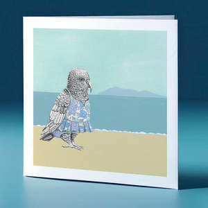 Greeting Cards: Sun Dress Kea Surfs Up Greeting Card