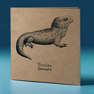 Tuatara Critter Greeting Card