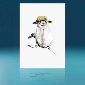 Art Prints 2: Wide Brim Kekeno Art Print