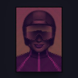 Skiracer Girl / Sunset