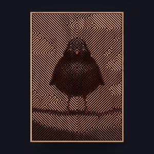 Woodland Black Robin