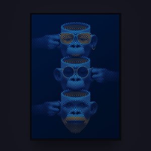 Products: Monkey Guzzle / Blue