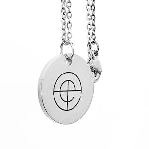 Handstamped Necklaces: Name Logo Necklace