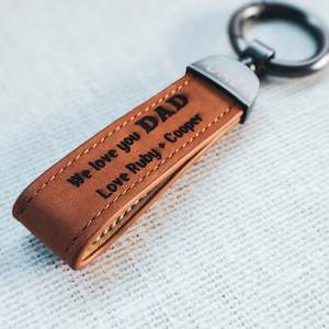 Keyrings 1: Leather Strap Keyring
