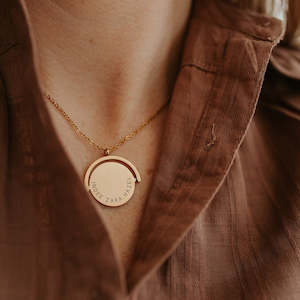 All Personalised Necklaces: The Orbit Necklace