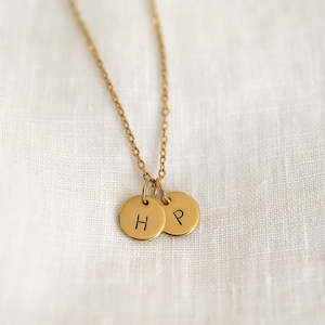 Gold - Initial Necklace