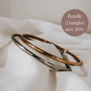 The Bundles: Two x 4mm Bangle Bundle