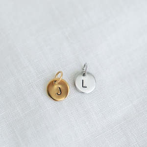 Personalised Add Ons: Individual Disc for Initial Necklace