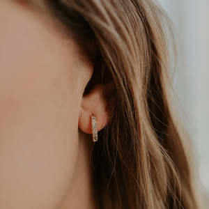 Hoop Earrings: Waterproof Twilight Hoops