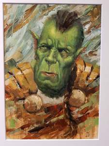 Fantasy Character Portraits in Oils April - June 2025