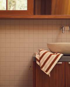 San Luis Hand Towel ~ Fuyu & Chalk