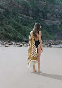 Roman Pool Towel ~ Cedar & Sand