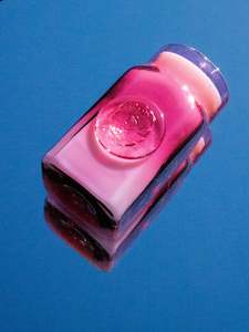 Bathroom: Handblown Glass Candle ~ Pūrotu Rose