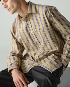 Clothing: Oversized Shirt ~ Sunshine Stripe