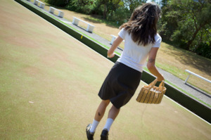 Vertical Stripe ~ Natural