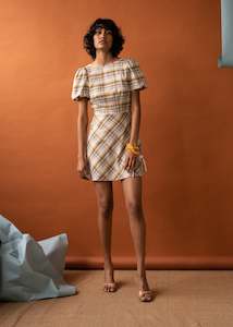 Penny Sage: Baby Robin ~ Ochre Tartan