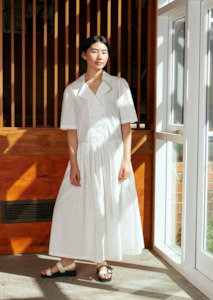 Penny Sage: Summer Iris Dress ~ Ivory