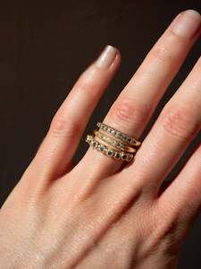 Alexandra Dodds: Creature Ring ~ Gold & Green Sapphires