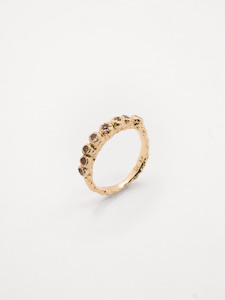 Alexandra Dodds: Creature Ring ~ Gold & Pink Sapphires