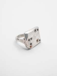 Camille Paloma Walton: Slice Ring ~ Purple & Orange