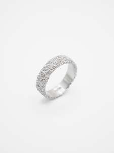 Welfe Bowyer: 6mm Eroded Ring ~ Silver