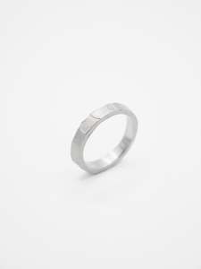 3mm Melt Ring ~ Silver