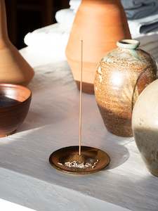 Incense Holder ~ Rusty Brown