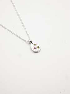 Clothing Accessories: Confetti Necklace ~ Silver & Mixed Sapphires