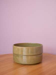 Richard Beauchamp: Medium Stacking Bowl ~ Green