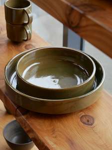 Large Stacking Bowl ~ Green