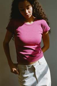 Tops: Mini Tee ~ Boysenberry