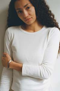 Tops: Long Sleeve Mini ~ Off-White