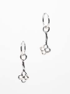 Earrings: Key Charm Earring ~ Single