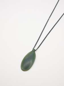 Joe Sheehan: Tag Necklace ~ Pounamu (Māwhera)