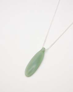 Joe Sheehan: Tag Necklace ~ Siberian Nephrite (Sayan Mountains)