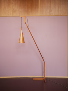 Floor Lamp ~ Polished Matai