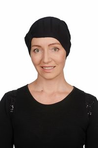 Beanies: Jet Set Black Stripe Beanie