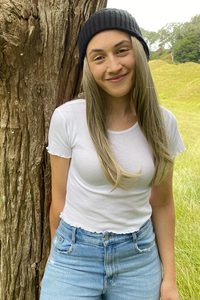 Beanies: Ash Blonde Wig Beanie