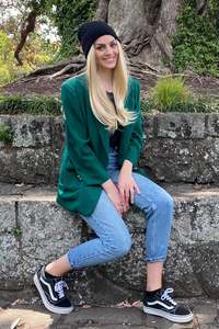 Beanies: Blonde Wig Beanie