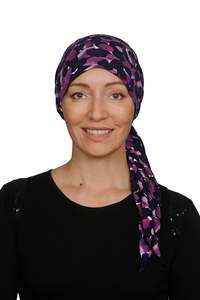 Wrap N Twist Hats: Violet Wrap n Twist Hat